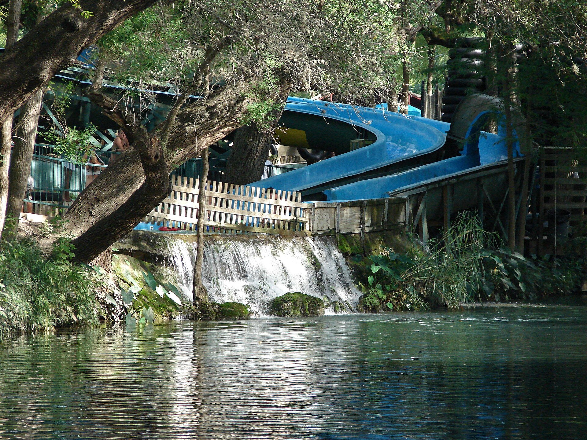 Water rides at Schlitterbahn in New Braunfels